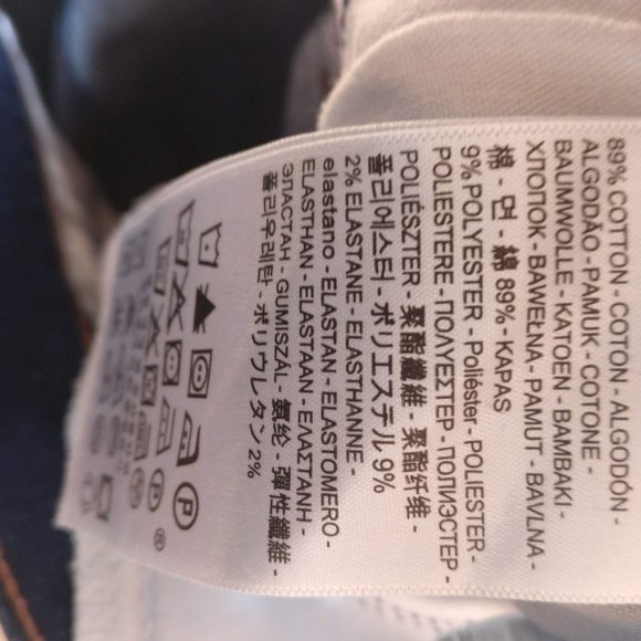 Levi's Zip Fly Mid Rise Canyon Slimming Bootcut Jeans 28w/Measurement - Picture 10 of 11